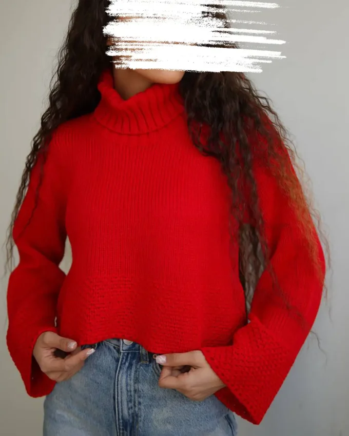 کراپ بافت زنانه کد ۲۱۰ بسته ۷ عددی - Image 7