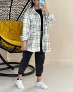 شکت سارا چهارخونه اسپرت کد 285