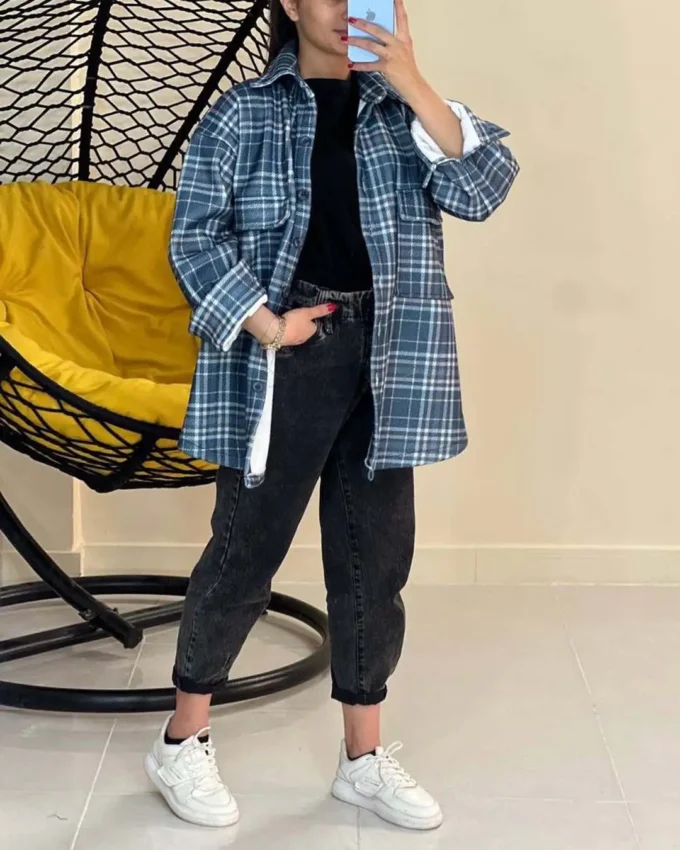 شکت سارا چهارخونه اسپرت کد 285 - Image 2