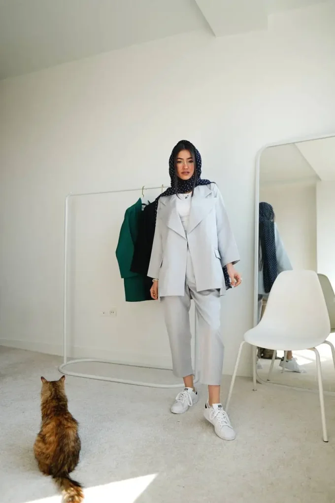کت شلوار عمده زنانه پارمیس کد358 - Image 2