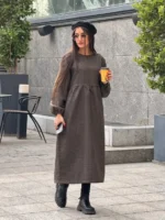 پیراهن سینه چین دخترانه کد 324 - Image 7