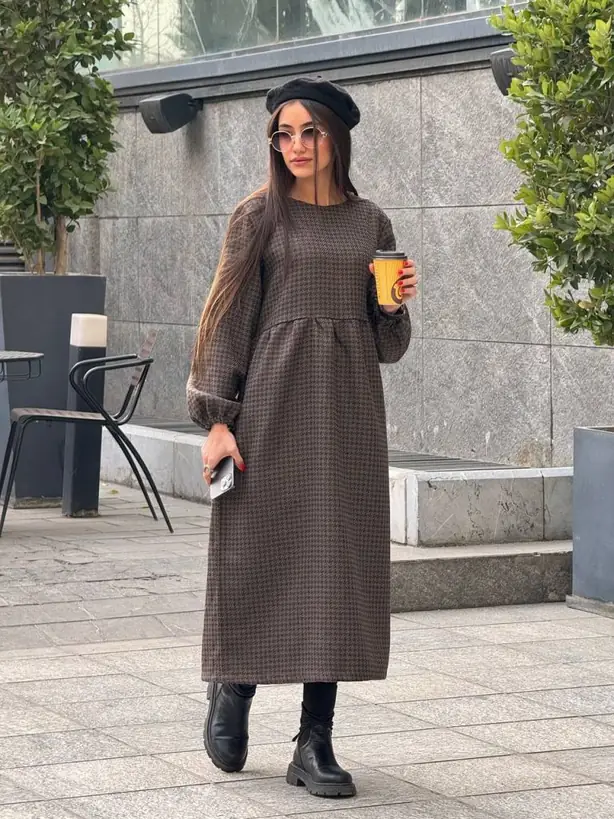پیراهن سینه چین دخترانه کد 324 - Image 7