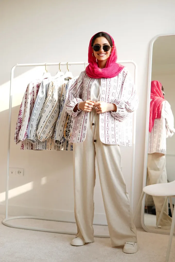 کت زنانه دخترانه سنتی ساناز عمده کد 347 - Image 3