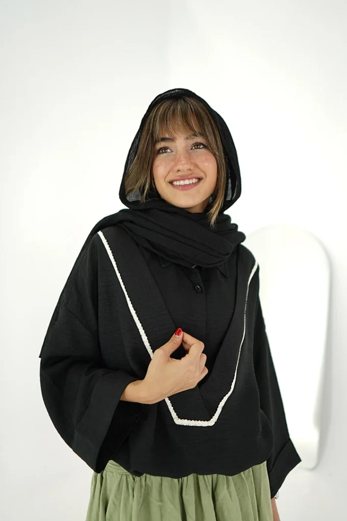 شومیز عمده یقه دوبل سوفیا 523
