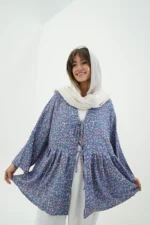 مانتو عروسکی عمده گلدار هانا 537