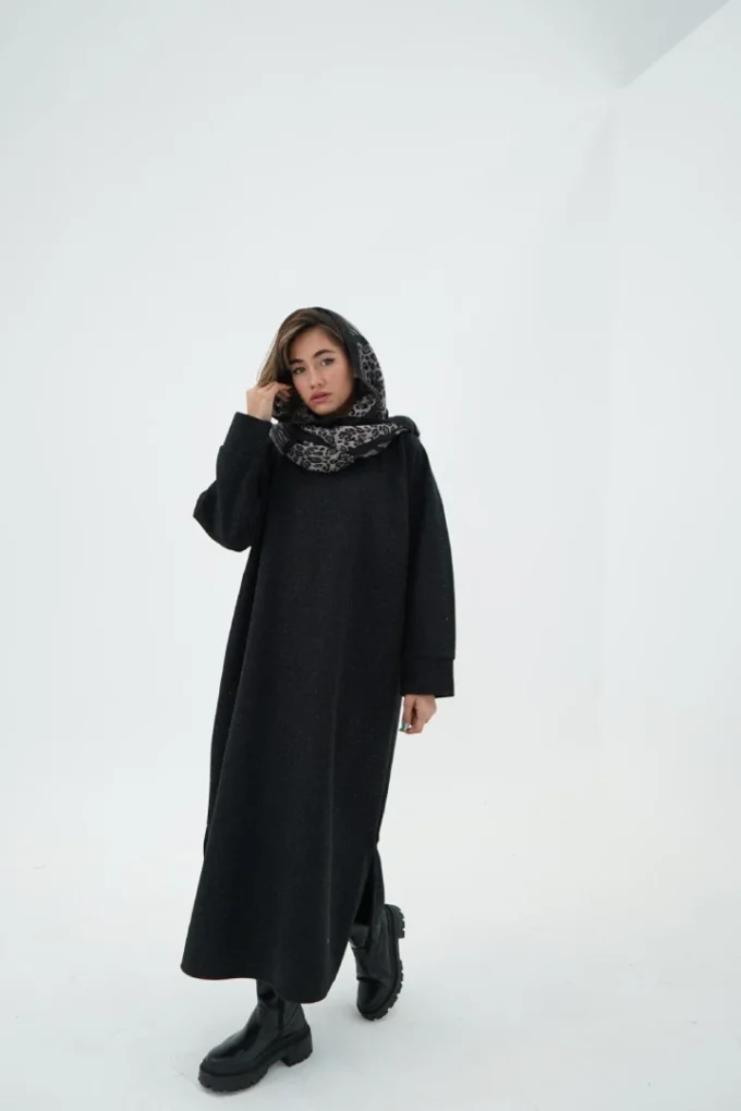 پیراهن عمده فوتر کلاه دار