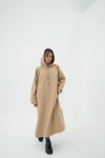 پیراهن عمده فوتر کلاه دار