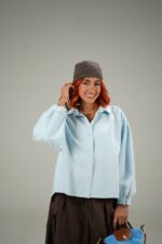شومیز چین دار ژیوان