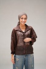 شومیز تک جیب رخشا 50022
